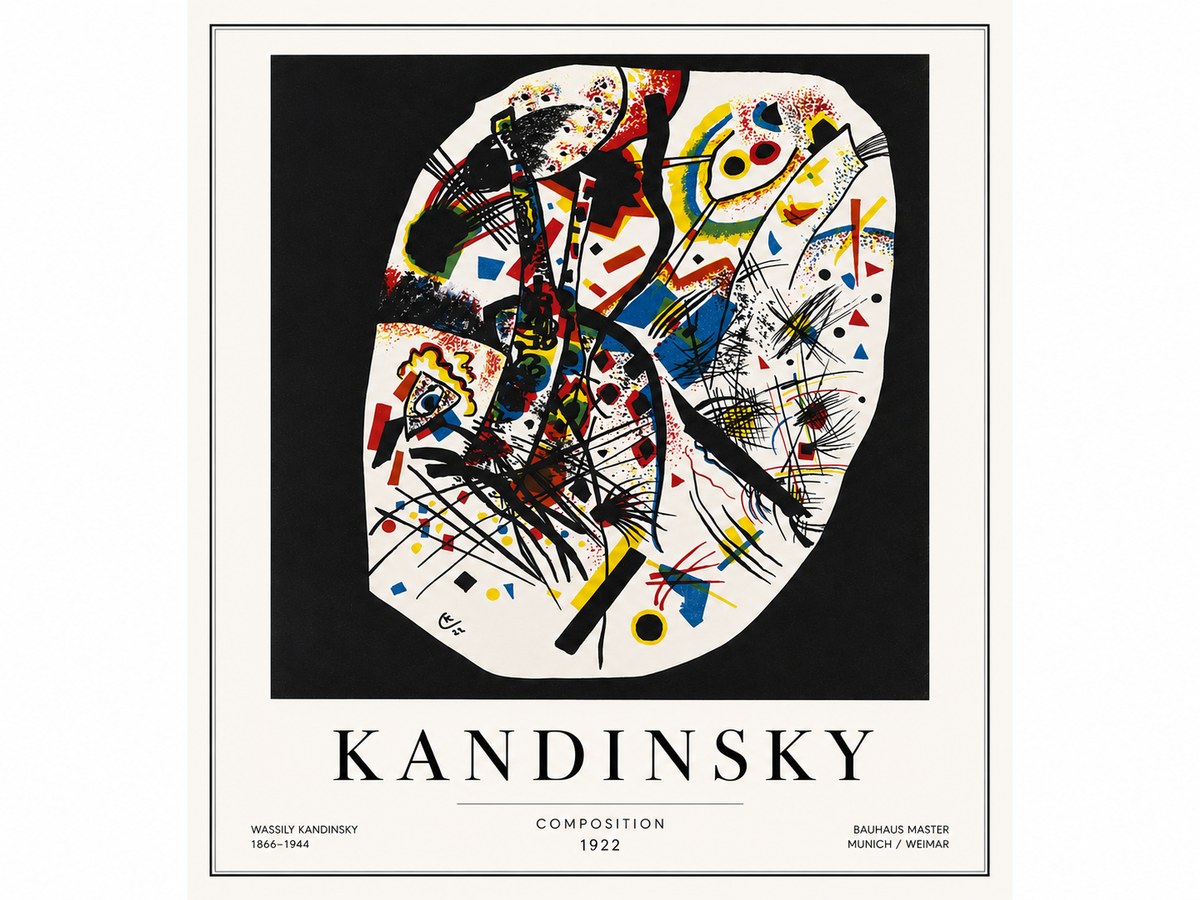 Kandinsky Composition 1922 No5 - Plakat