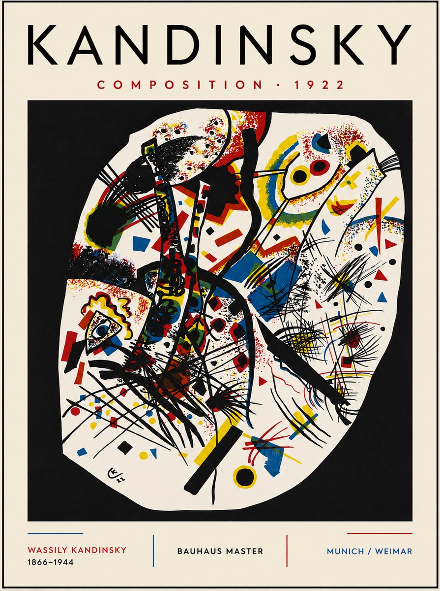 Kandinsky Composition 1922 No6 - Plakat