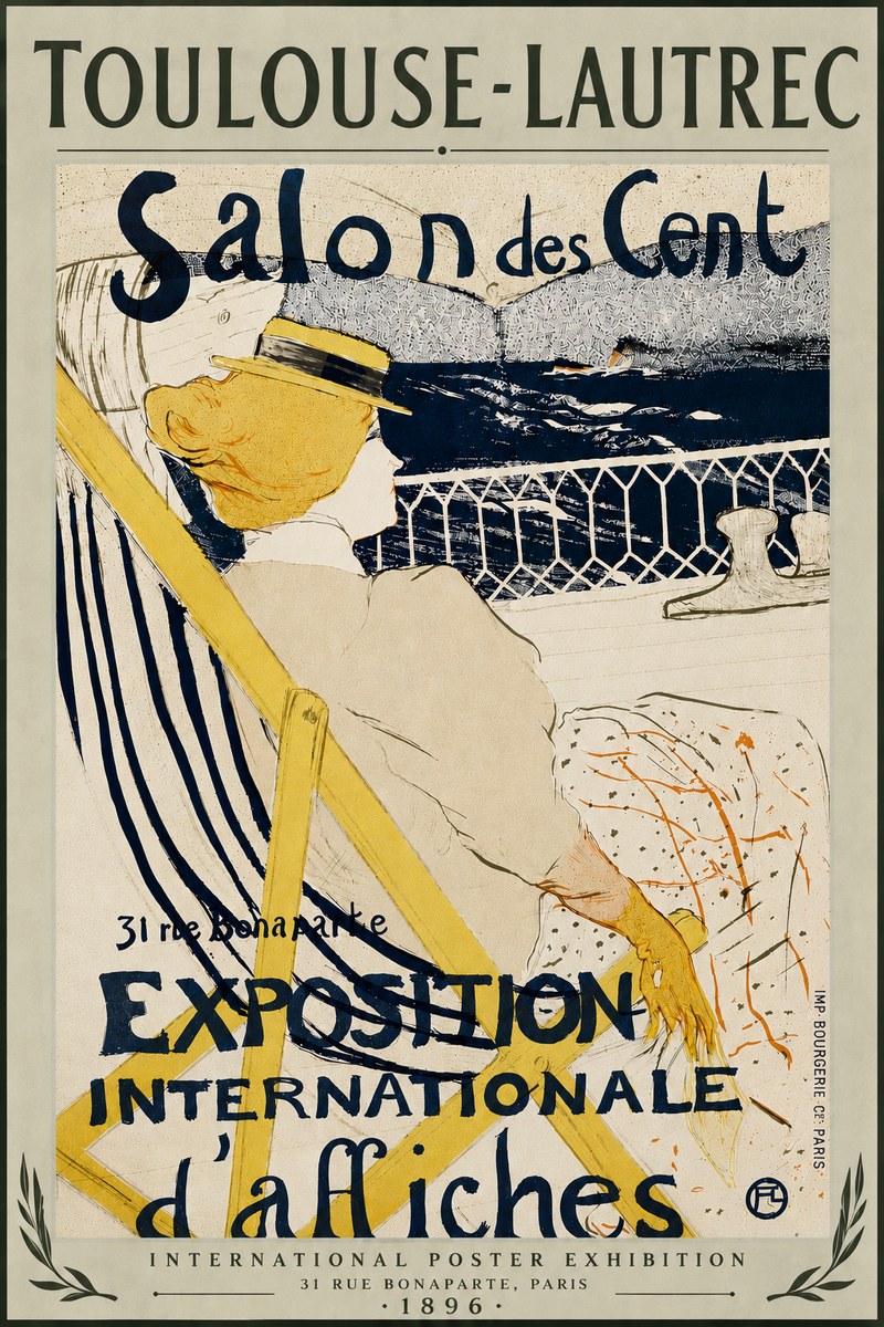 Toulouse-Lautrec Salon Des Cent No6 - Plakat