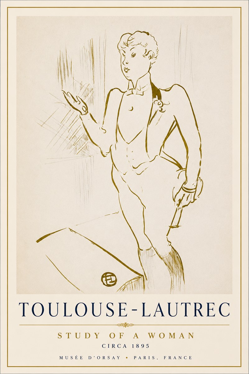 Toulouse-Lautrec The Poet of Parisian Life No2 - Plakat