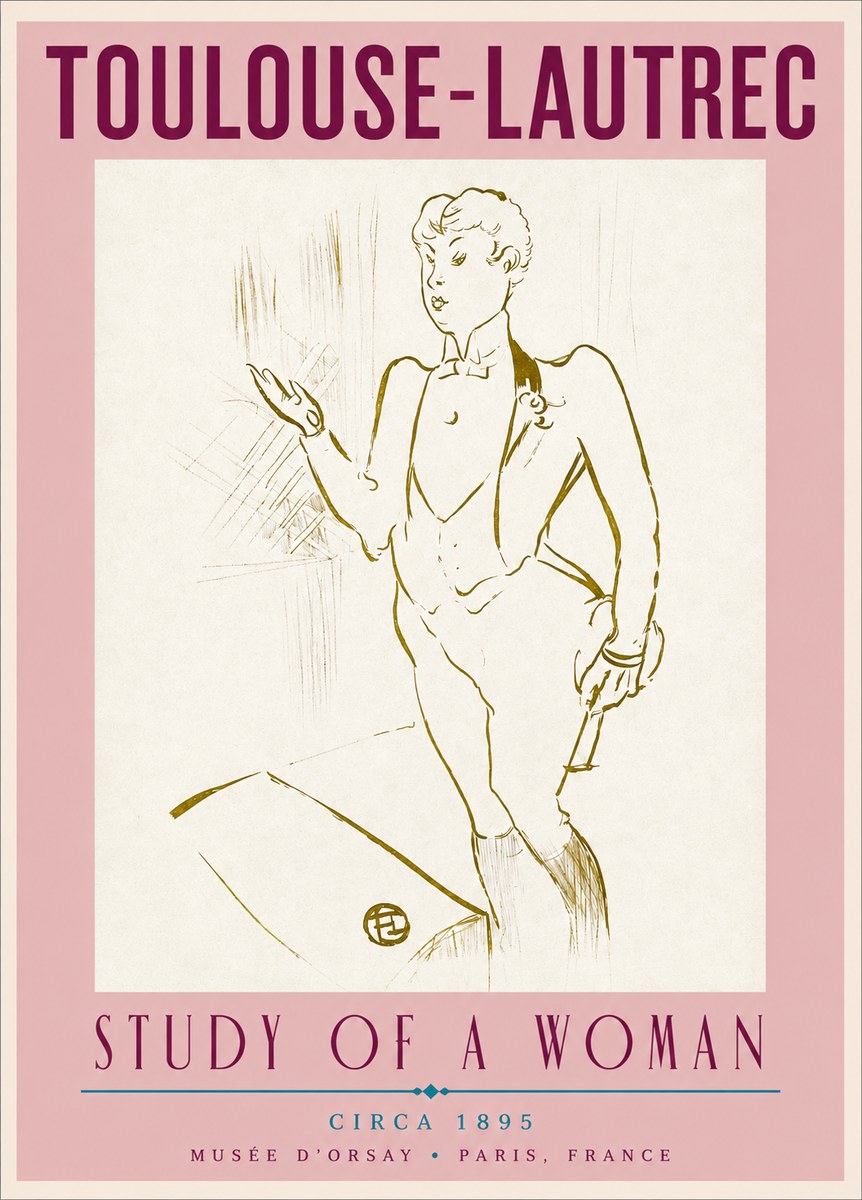 Toulouse-Lautrec The Poet of Parisian Life No4 - Plakat