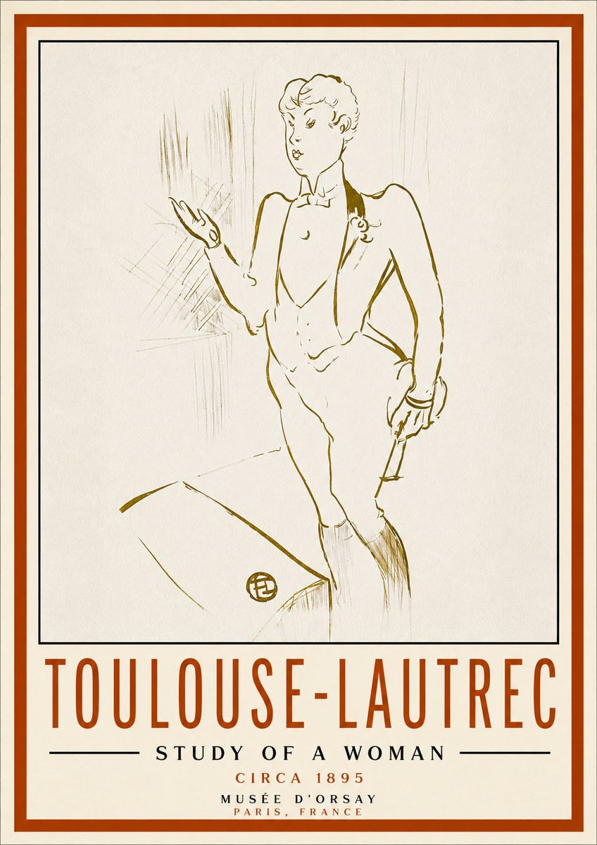 Toulouse-Lautrec The Poet of Parisian Life No6 - Plakat