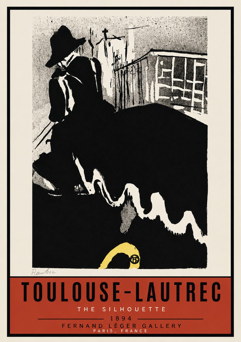 Toulouse-Lautrec The Silhouette No3 - Plakat