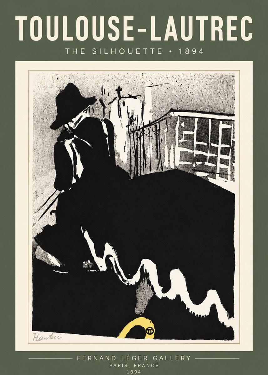 Toulouse-Lautrec The Silhouette No4 - Plakat