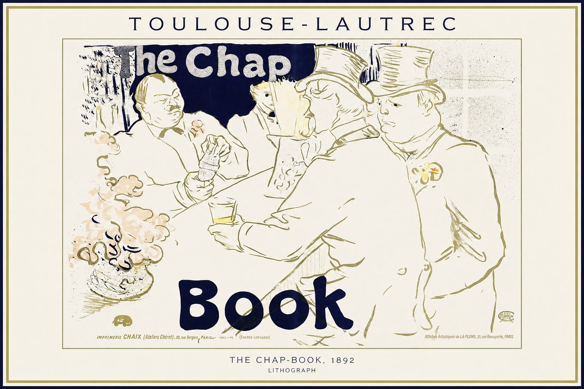 Toulouse-Lautrec The Chap-book No1 - Plakat
