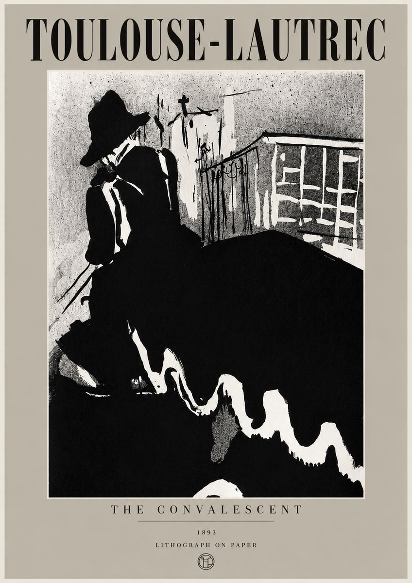 Toulouse-Lautrec The Convalescent No6 - Plakat