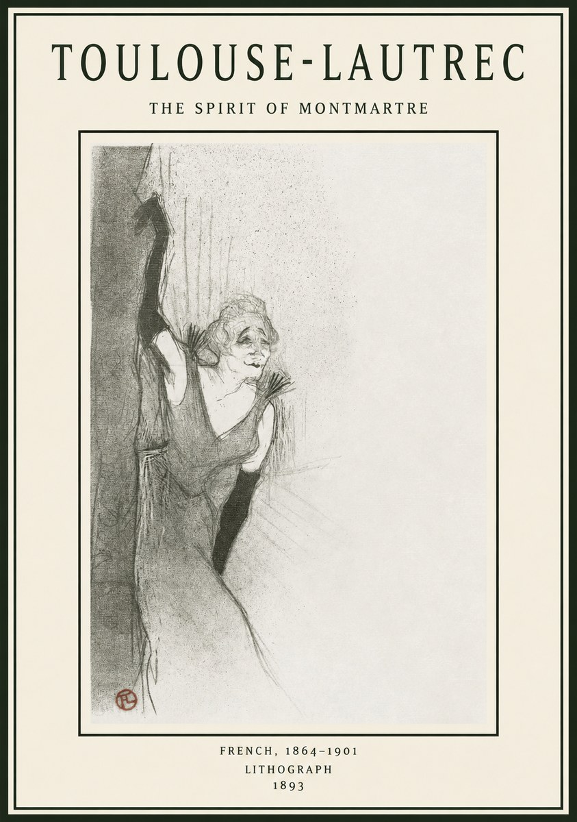 Toulouse-Lautrec The Spirit of Montmartre No1 - Plakat