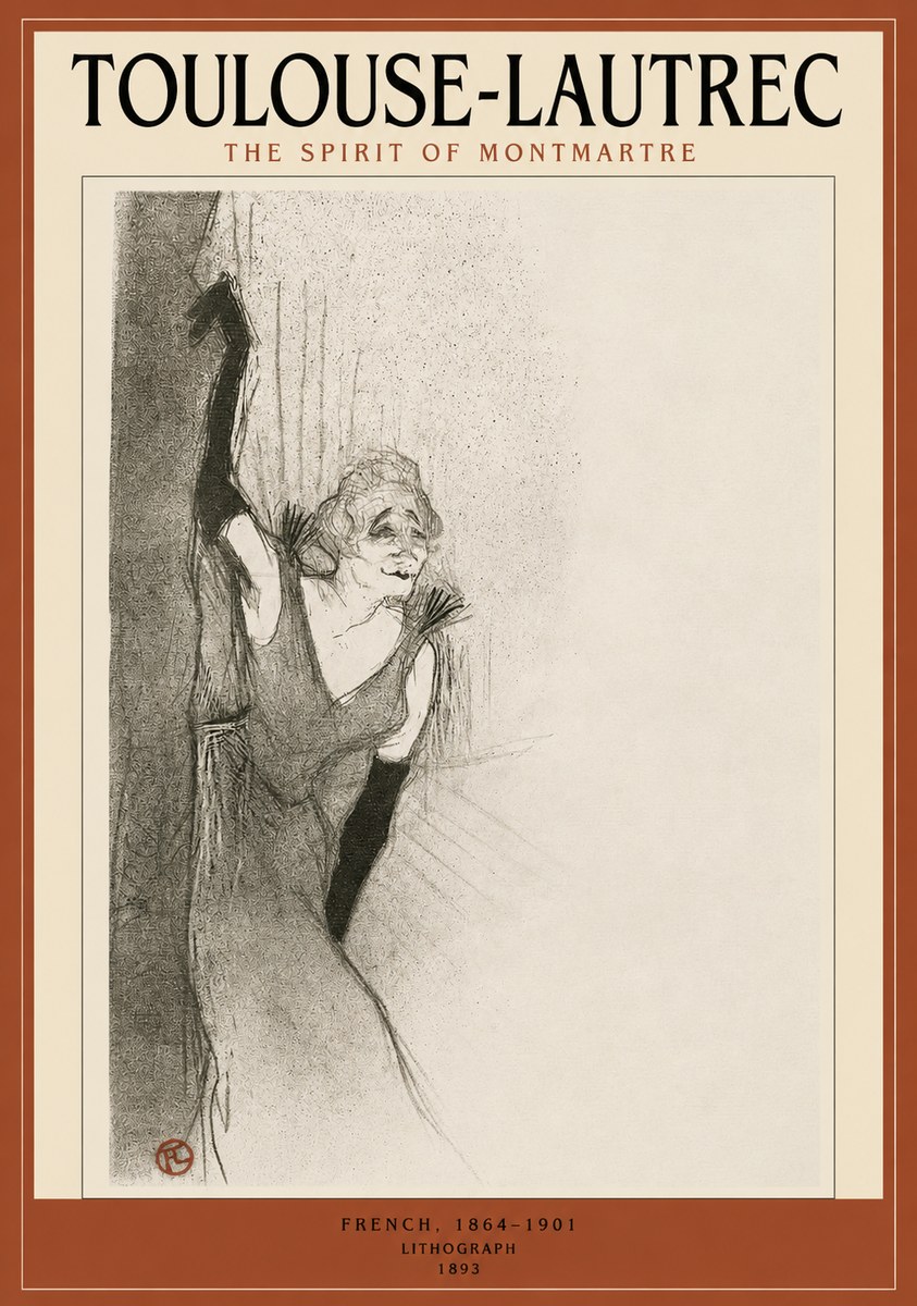 Toulouse-Lautrec The Spirit of Montmartre No2 - Plakat