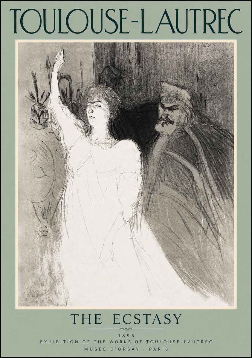Toulouse-Lautrec The Ecstasy No3 - Plakat