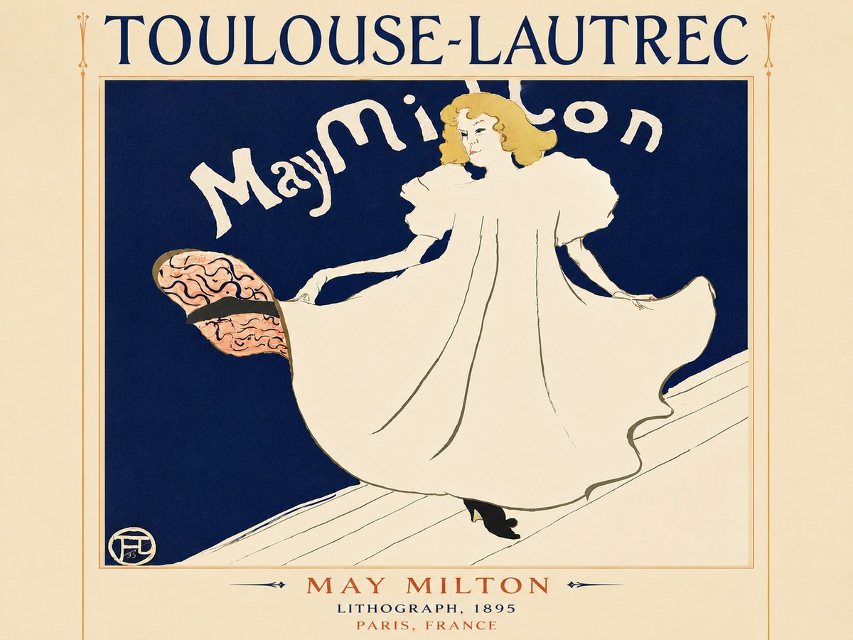 Toulouse-Lautrec May Milton No6 - Plakat