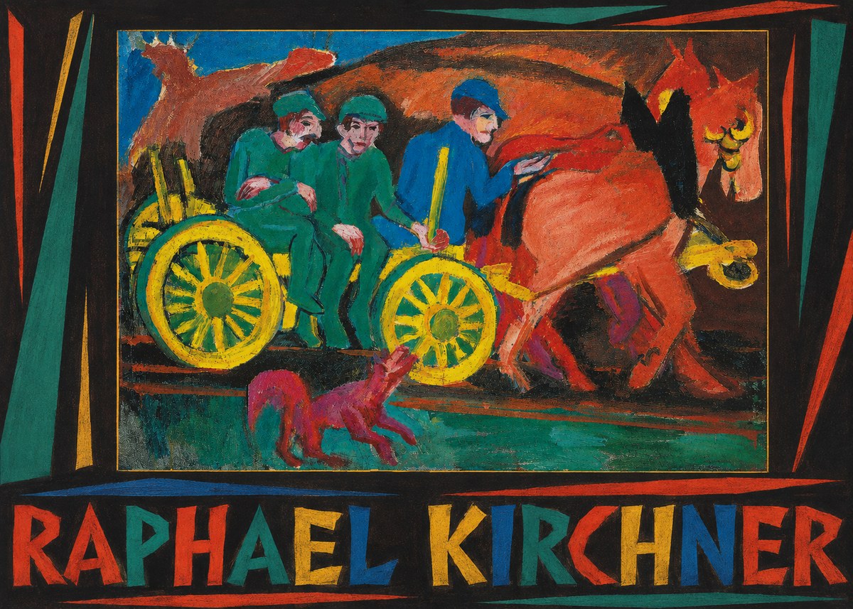 Raphael Kirchner Circus Scene No3 - Plakat