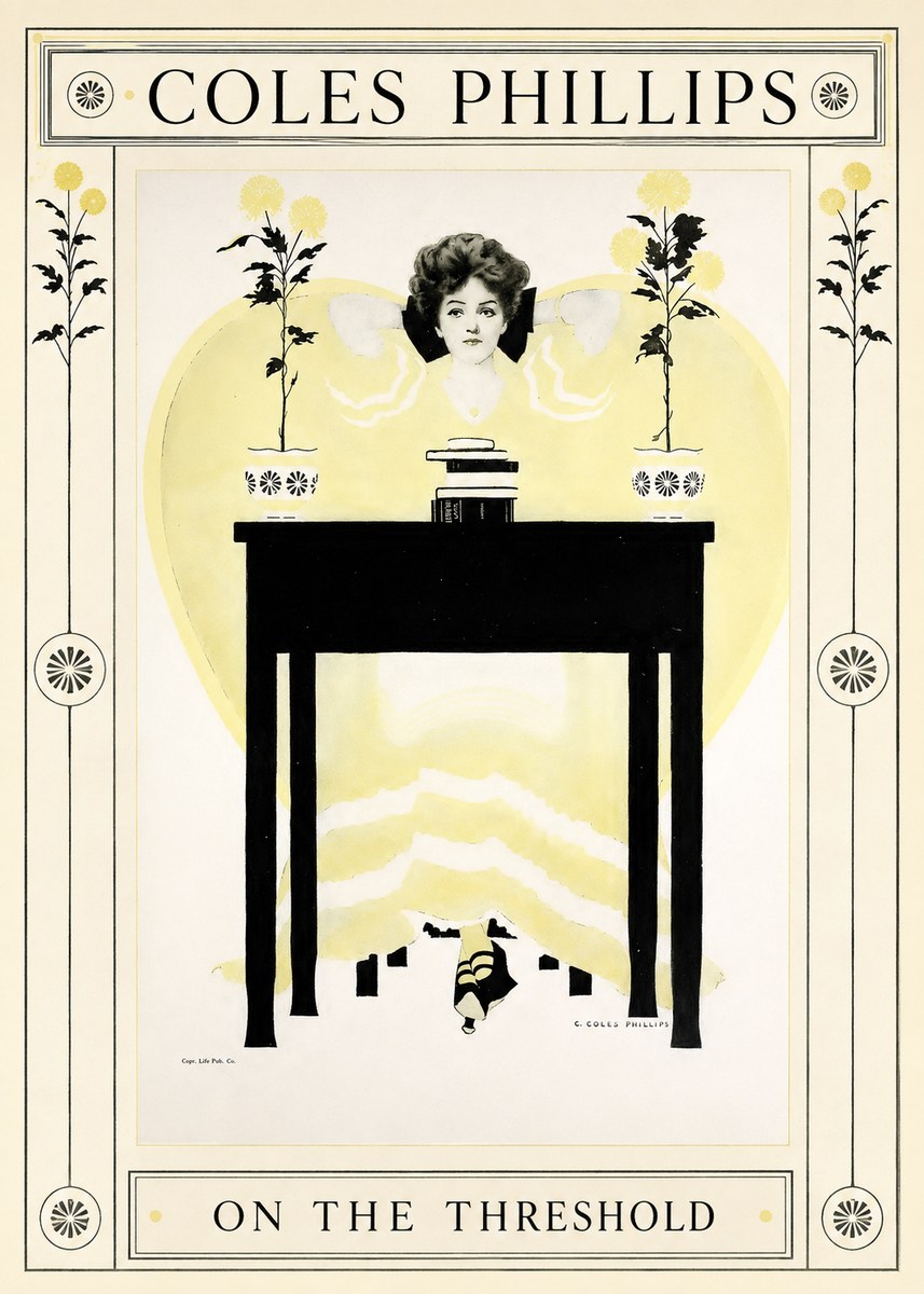 Coles Phillips On the Threshold No1 - Plakat
