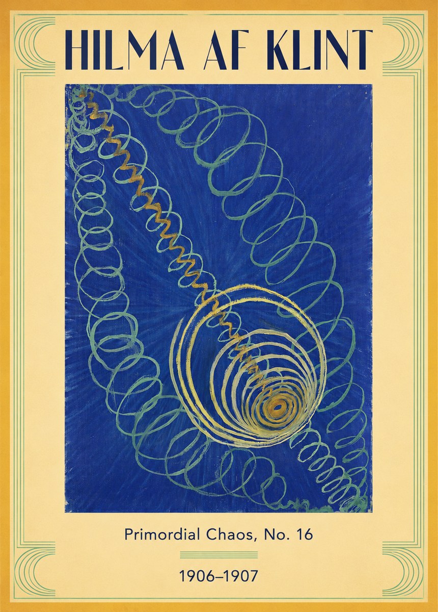 Hilma af Klint Primordial Chaos, No. 16 No3 - Plakat