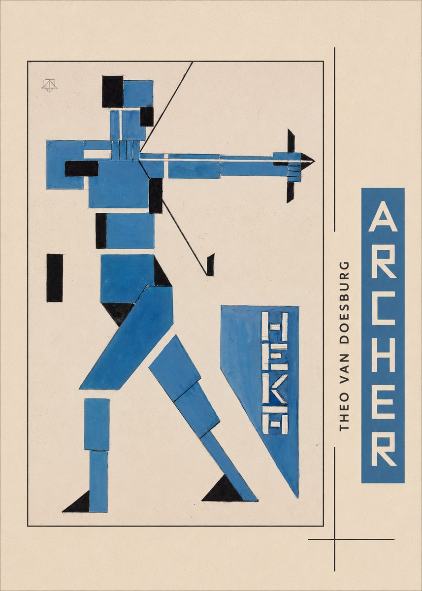 Theo van Doesburg Archer No6 - Plakat