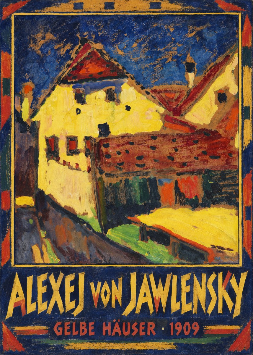Alexej von Jawlensky Gelbe Häuser No1 - Plakat