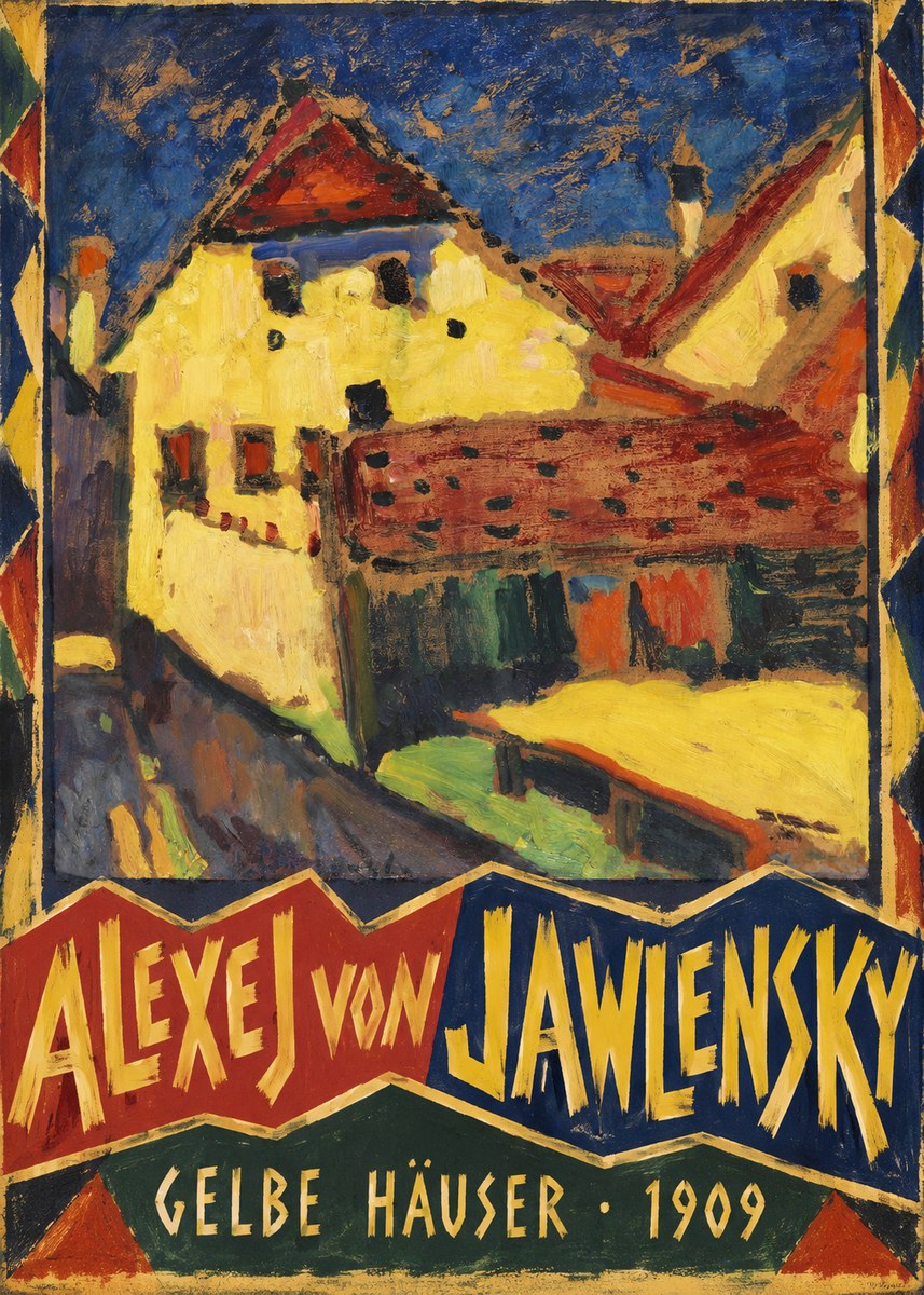 Alexej von Jawlensky Gelbe Häuser No5 - Plakat