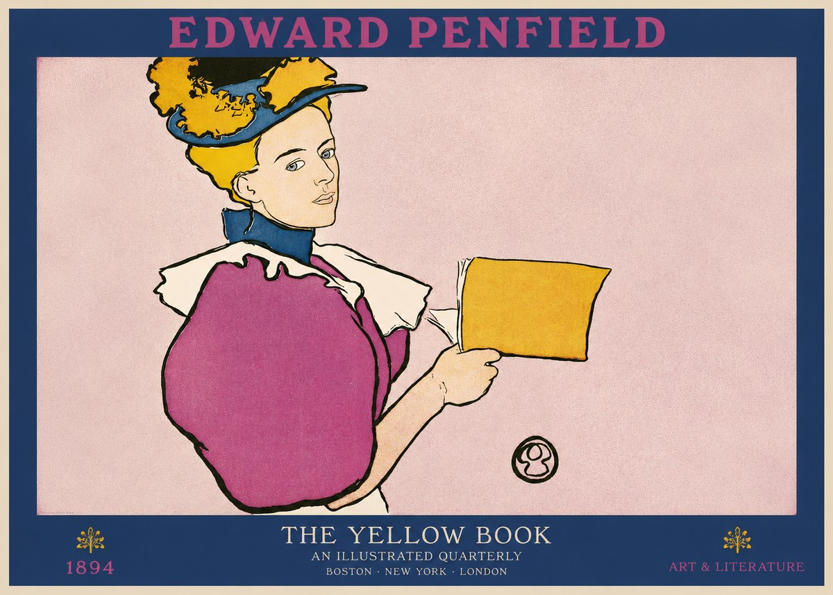 Edward Penfield The Yellow Book I No1 - Plakat