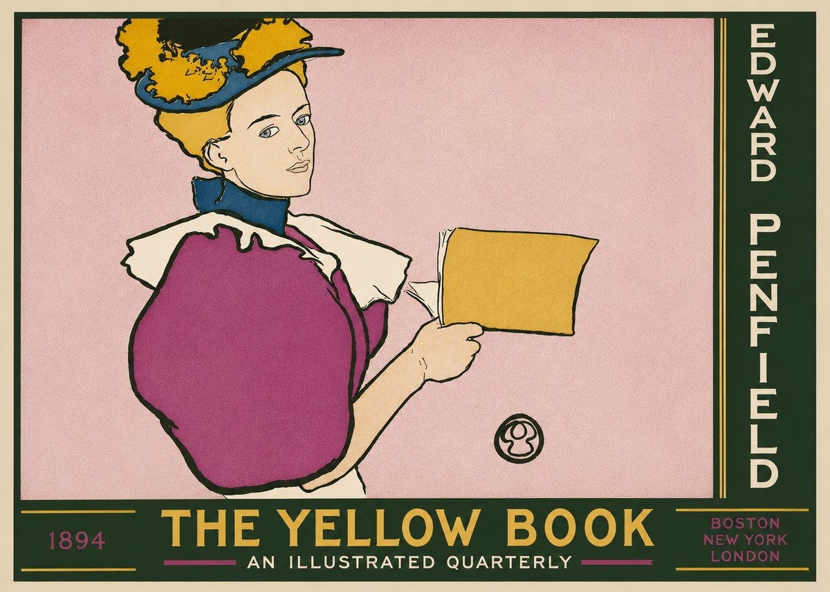 Edward Penfield The Yellow Book I No2 - Plakat