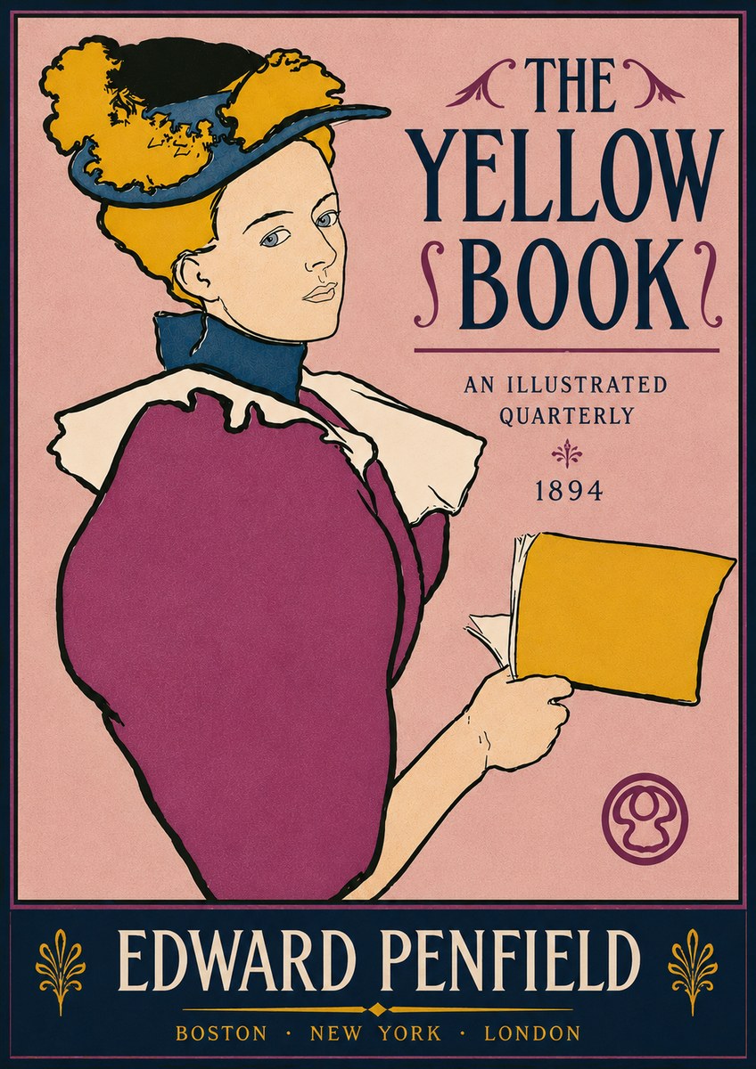 Edward Penfield The Yellow Book I No5 - Plakat