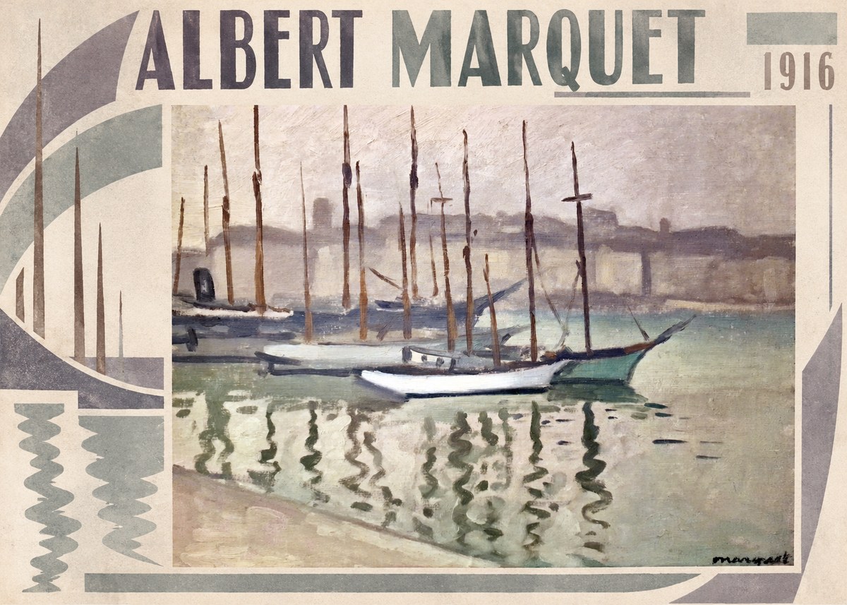 Albert Marquet Le Port Du Havre No5 - Plakat