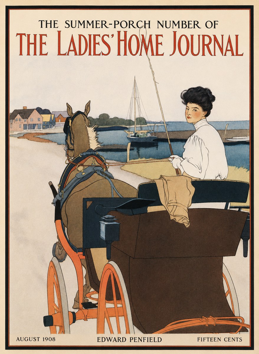 Edward Penfield The Ladies' Home Journal No1 - Plakat