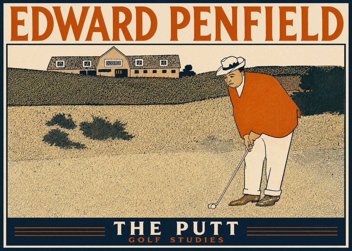 Edward Penfield The Putt No5 - Plakat