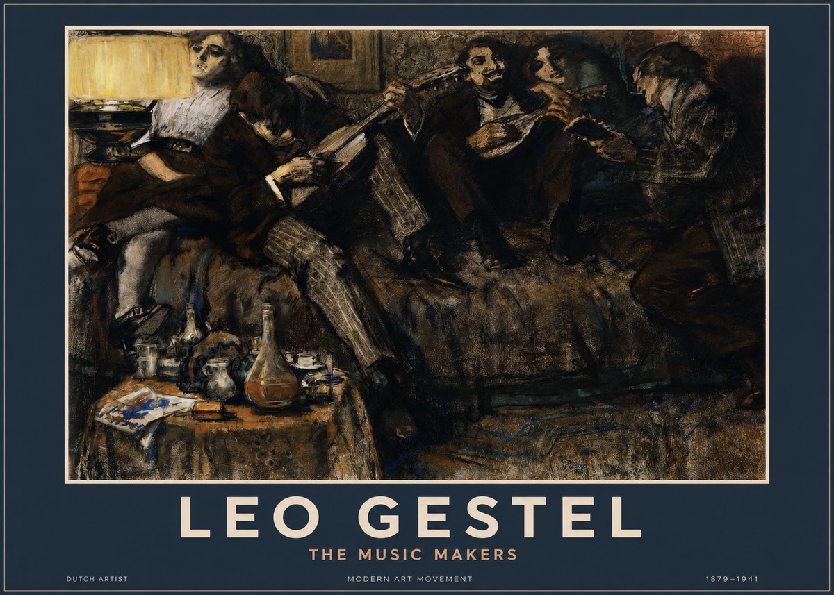 Leo Gestel The Music Makers No2 - Plakat