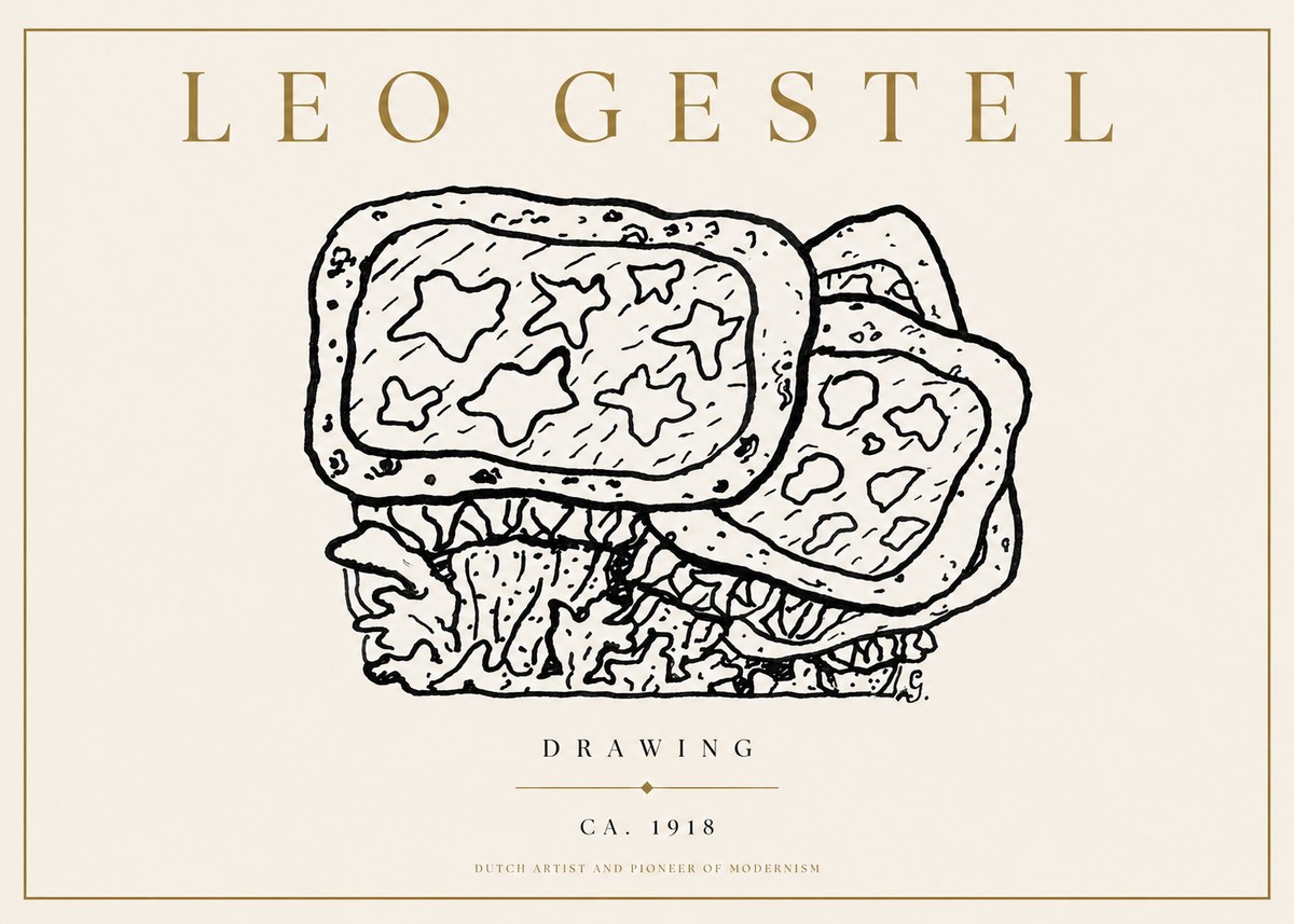 Leo Gestel Drawing Ca. 1918 No3 - Plakat