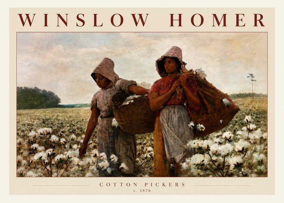 Winslow Homer Cotton Pickers No5 - Plakat