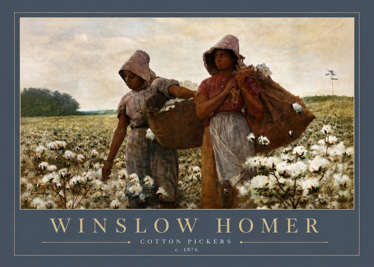 Winslow Homer Cotton Pickers No6 - Plakat