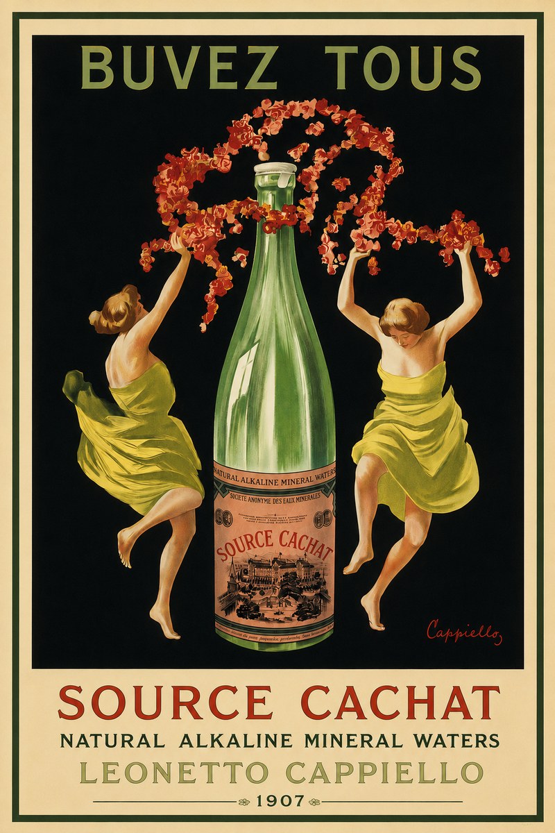 Leonetto Cappiello Source Cachat No3 - Plakat