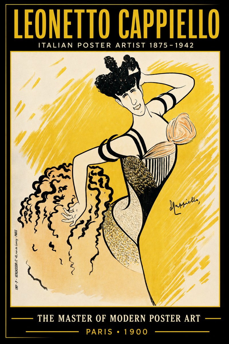 Leonetto Cappiello The Dancer No3 - Plakat