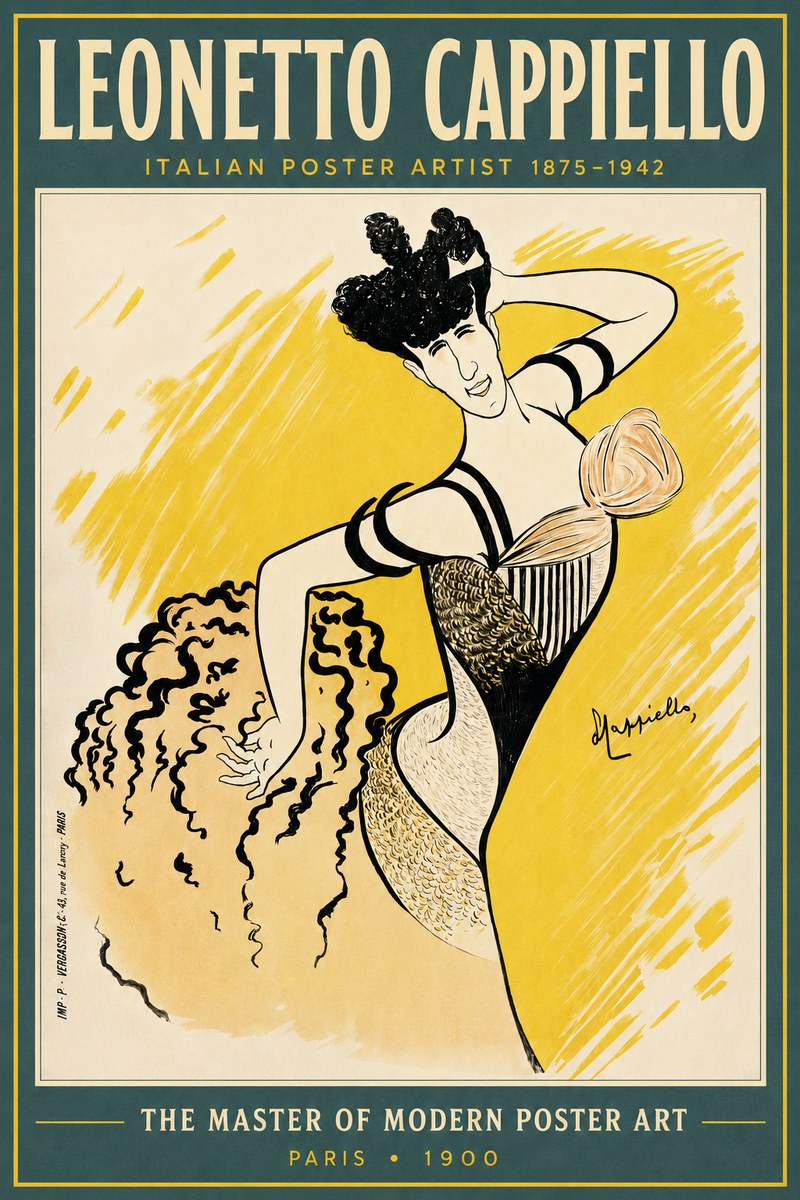 Leonetto Cappiello The Dancer No6 - Plakat
