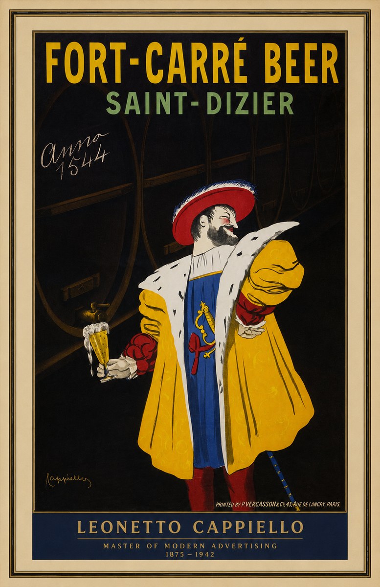 Leonetto Cappiello Fort-carré Beer Saint-dizier No1 - Plakat