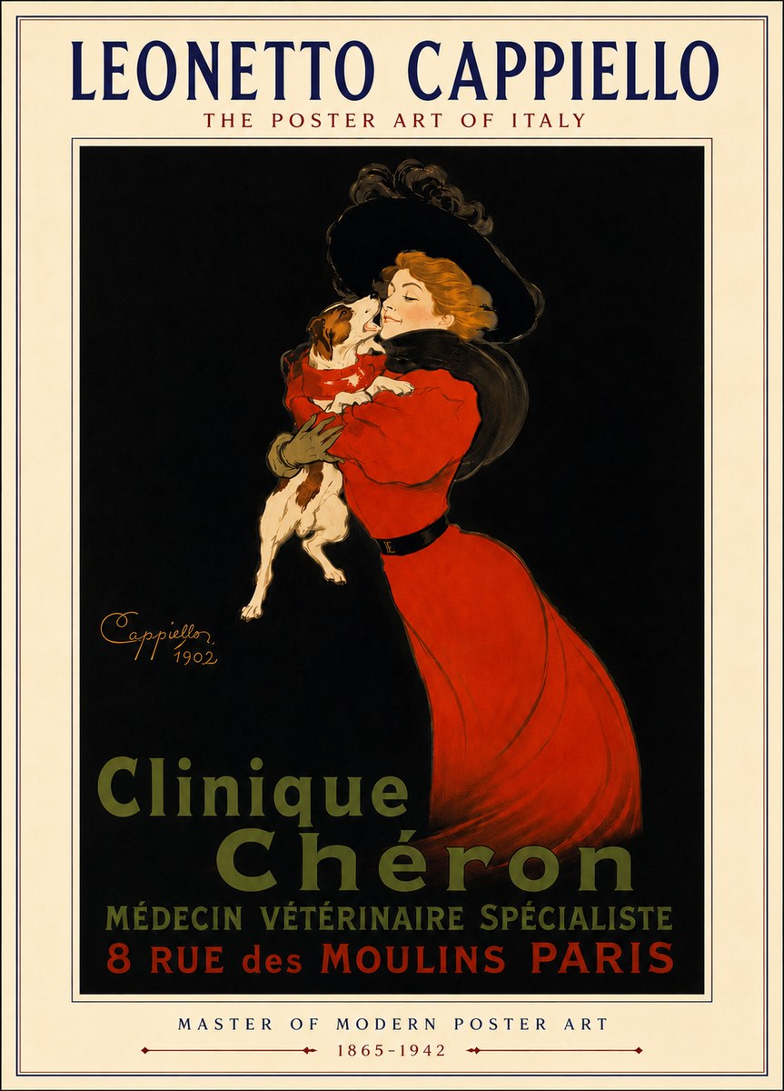 Leonetto Cappiello Clinique Chéron No5 - Plakat