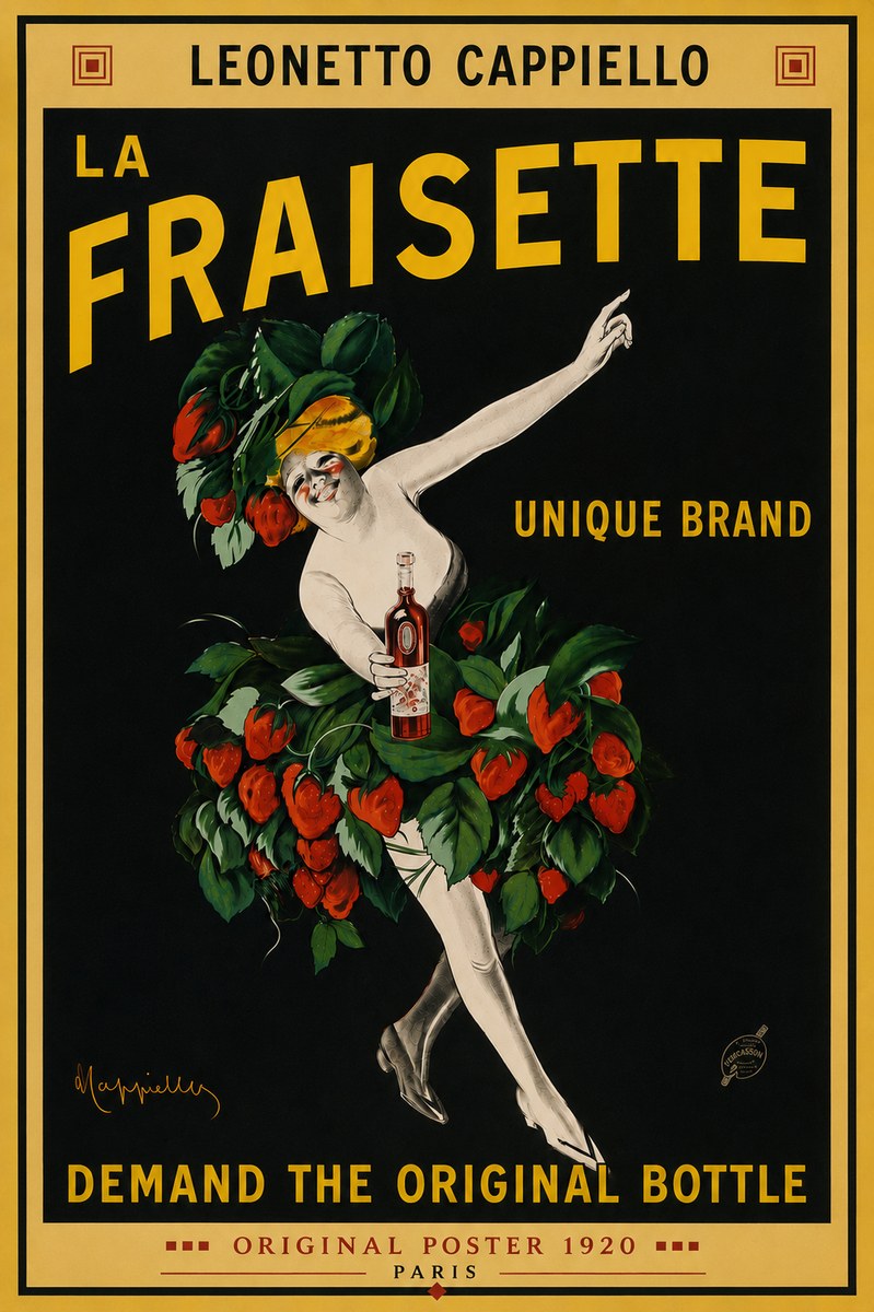 Leonetto Cappiello La Fraisette No6 - Plakat