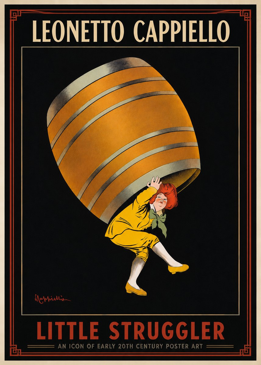 Leonetto Cappiello Little Struggler No3 - Plakat