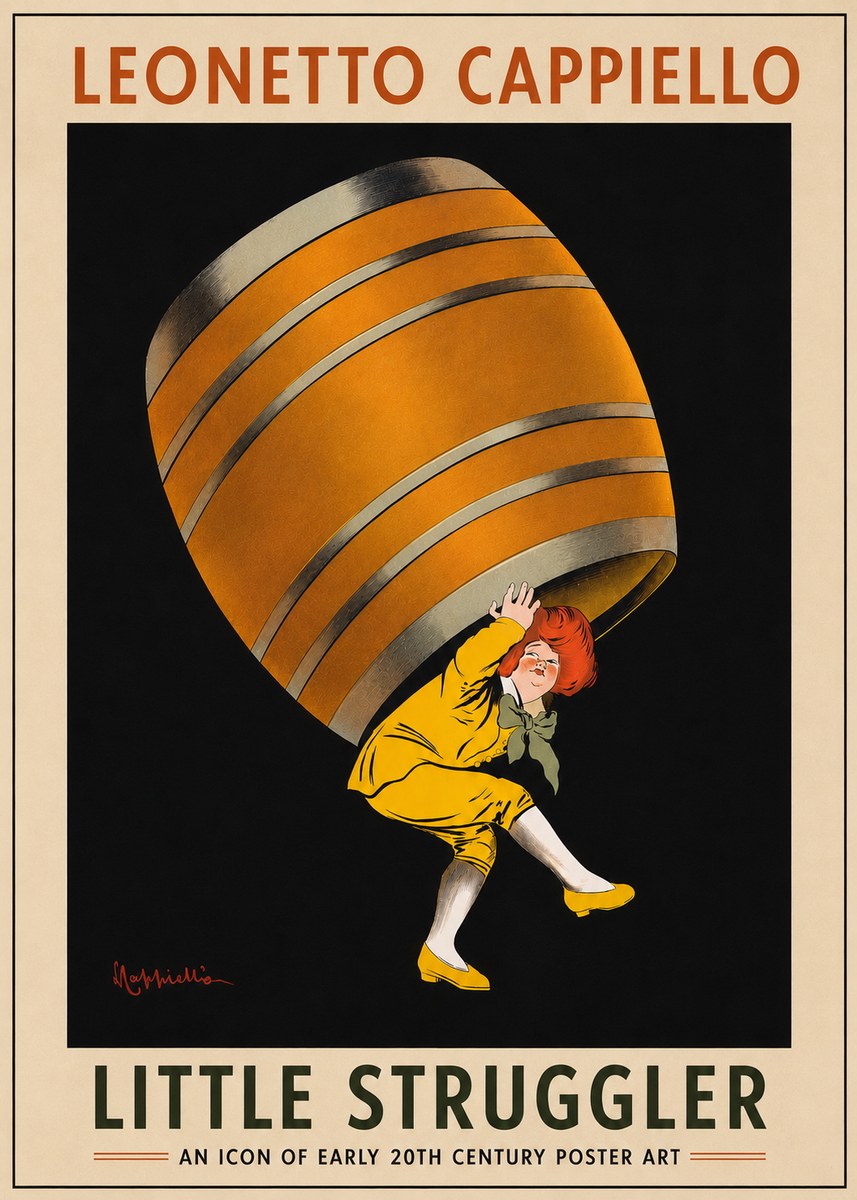Leonetto Cappiello Little Struggler No4 - Plakat