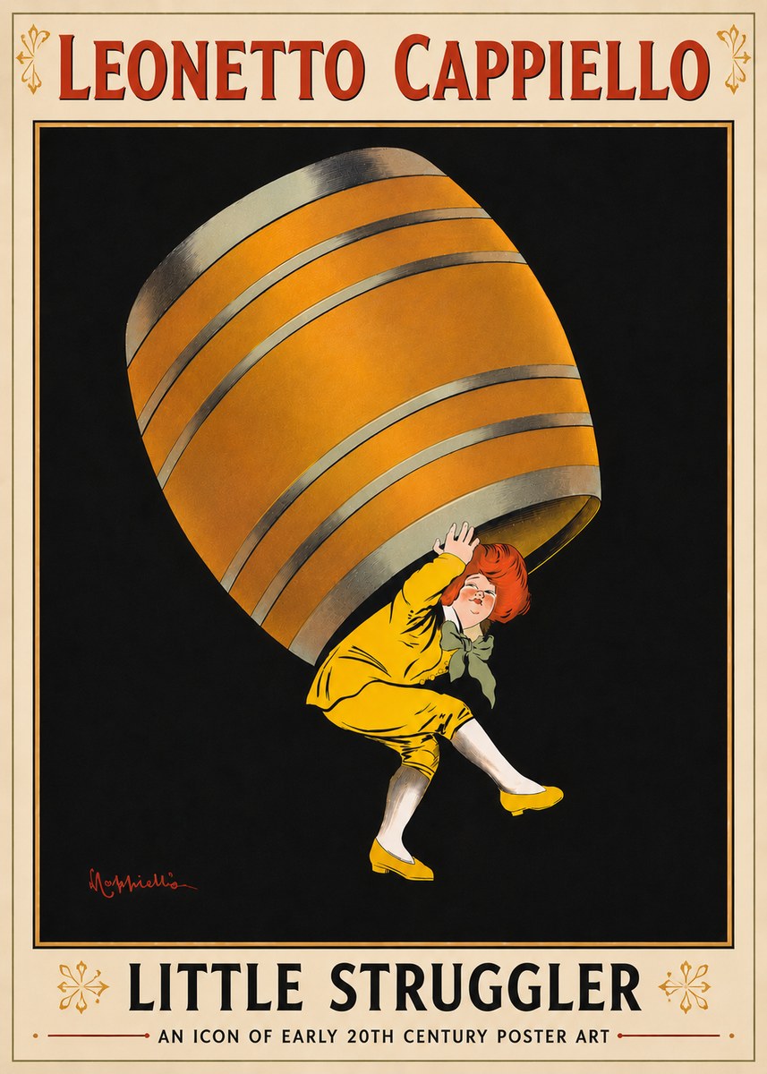 Leonetto Cappiello Little Struggler No6 - Plakat