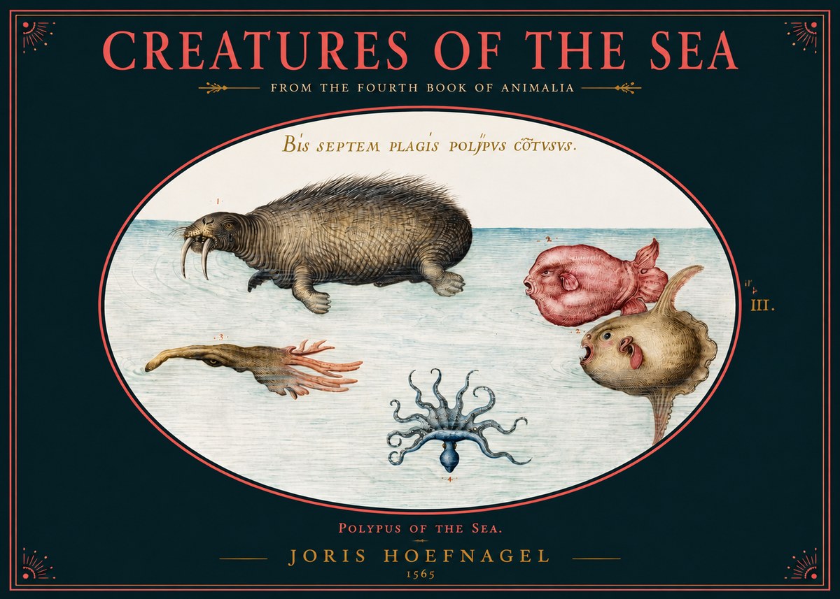 Joris Hoefnagel Polyps of the Sea No2 - Plakat