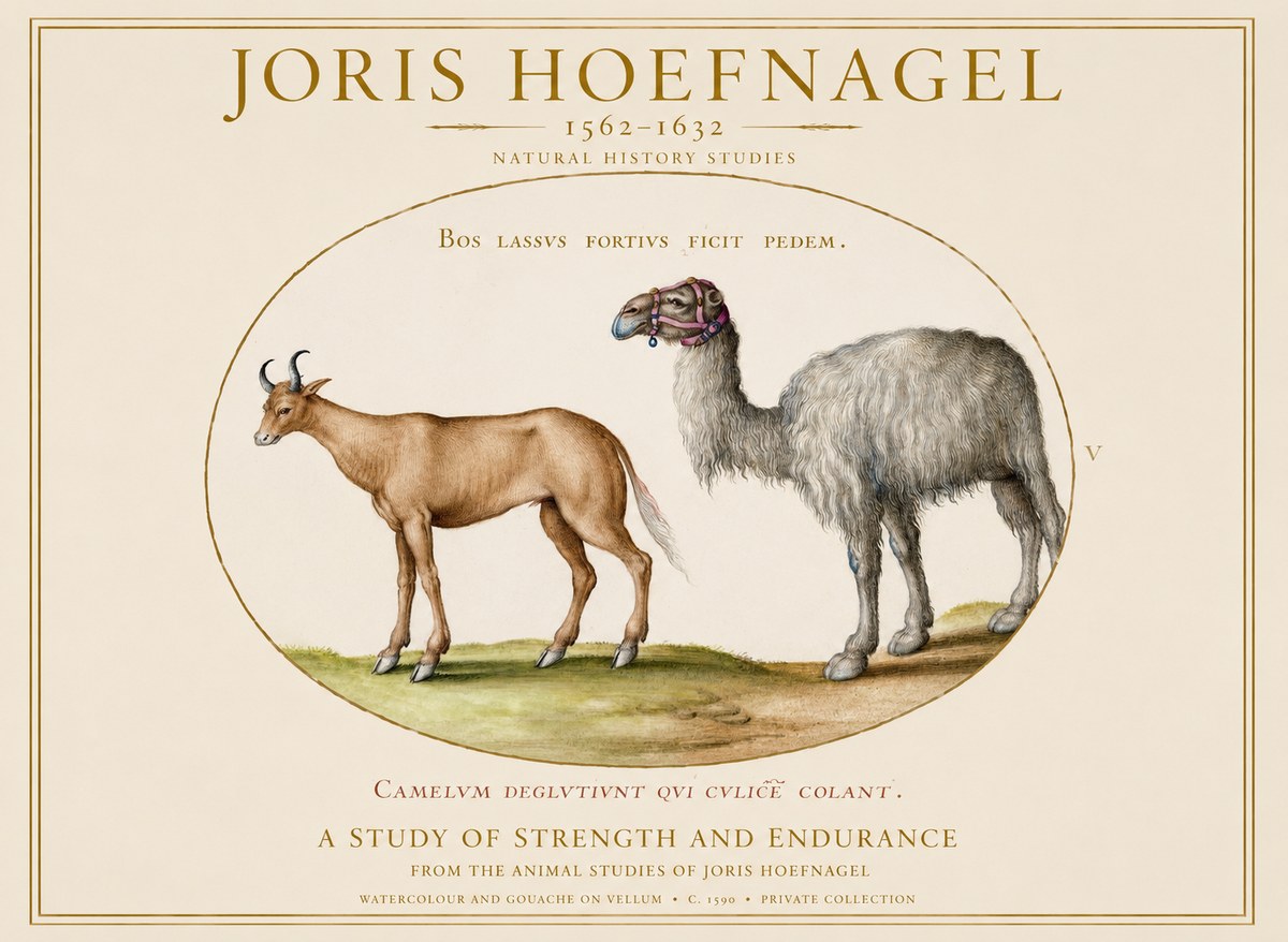 Joris Hoefnagel A Study of Strength and Endurance No1 - Plakat
