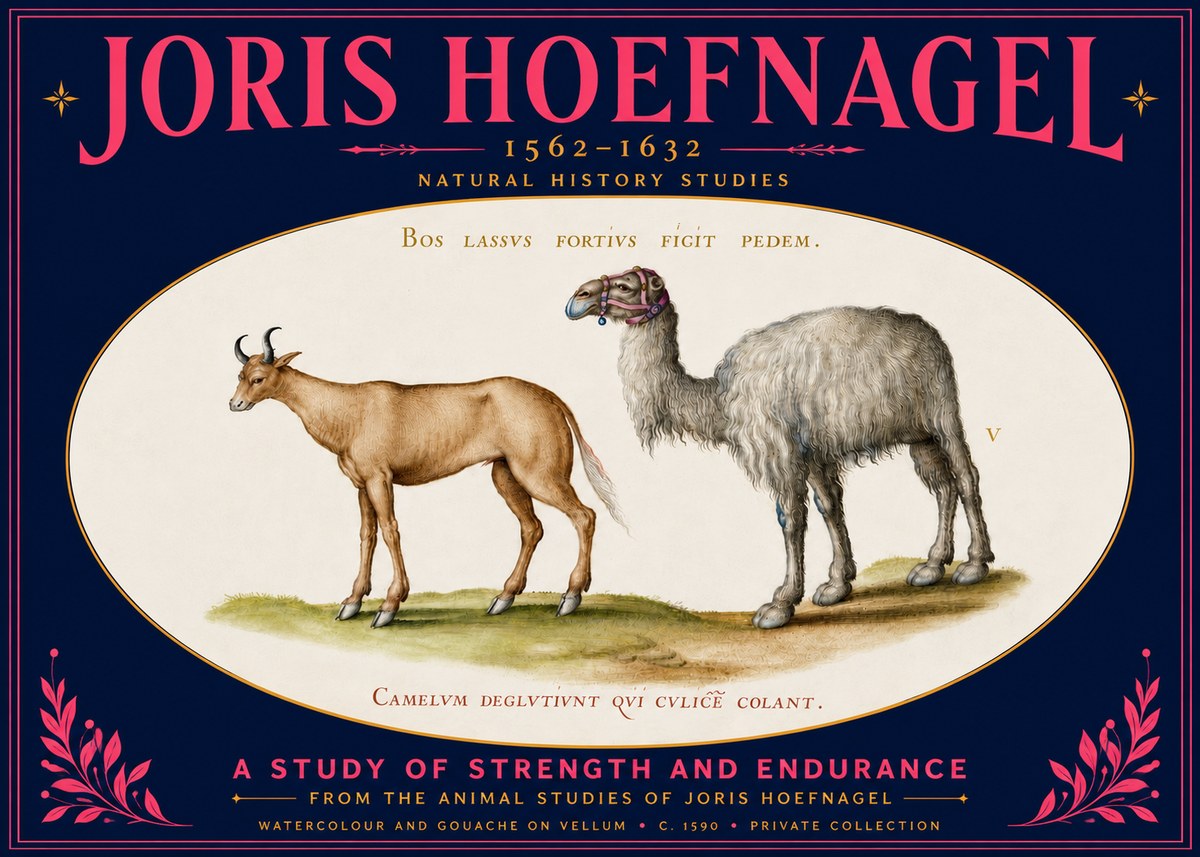 Joris Hoefnagel A Study of Strength and Endurance No5 - Plakat