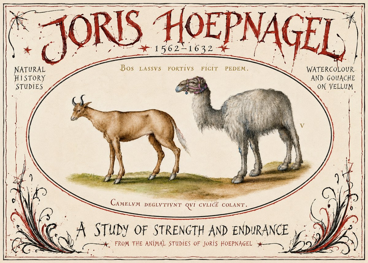Joris Hoefnagel A Study of Strength and Endurance No6 - Plakat