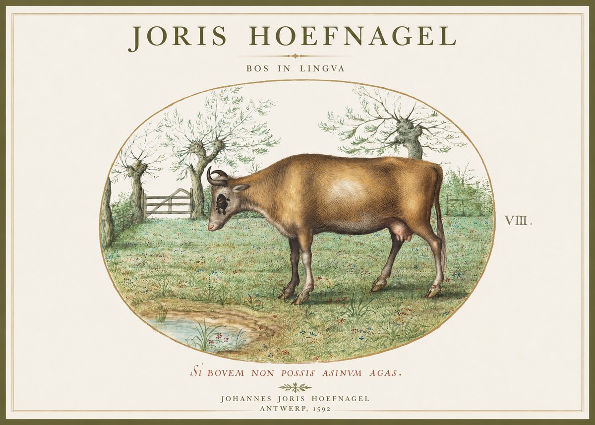 Joris Hoefnagel Bos in Lingva No1 - Plakat