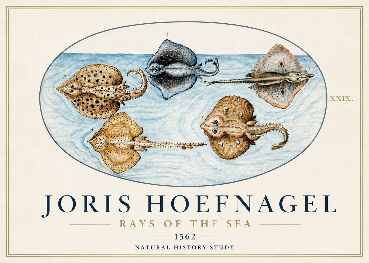Joris Hoefnagel Rays of the Sea No3 - Plakat
