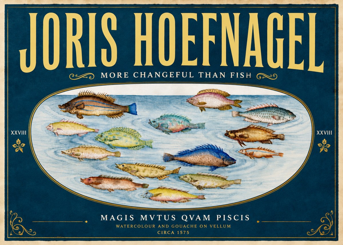 Joris Hoefnagel Fish More Than Silent No6 - Plakat