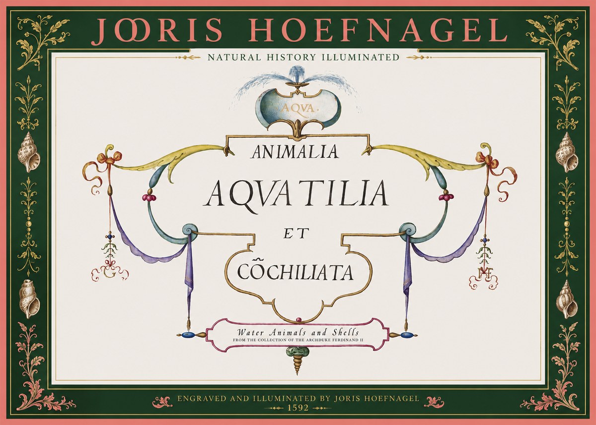 Joris Hoefnagel Animalia Aquatilia Et Cochiliata No2 - Plakat