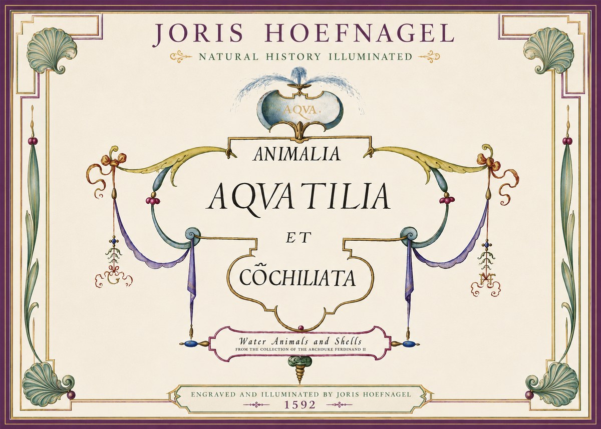 Joris Hoefnagel Animalia Aquatilia Et Cochiliata No4 - Plakat