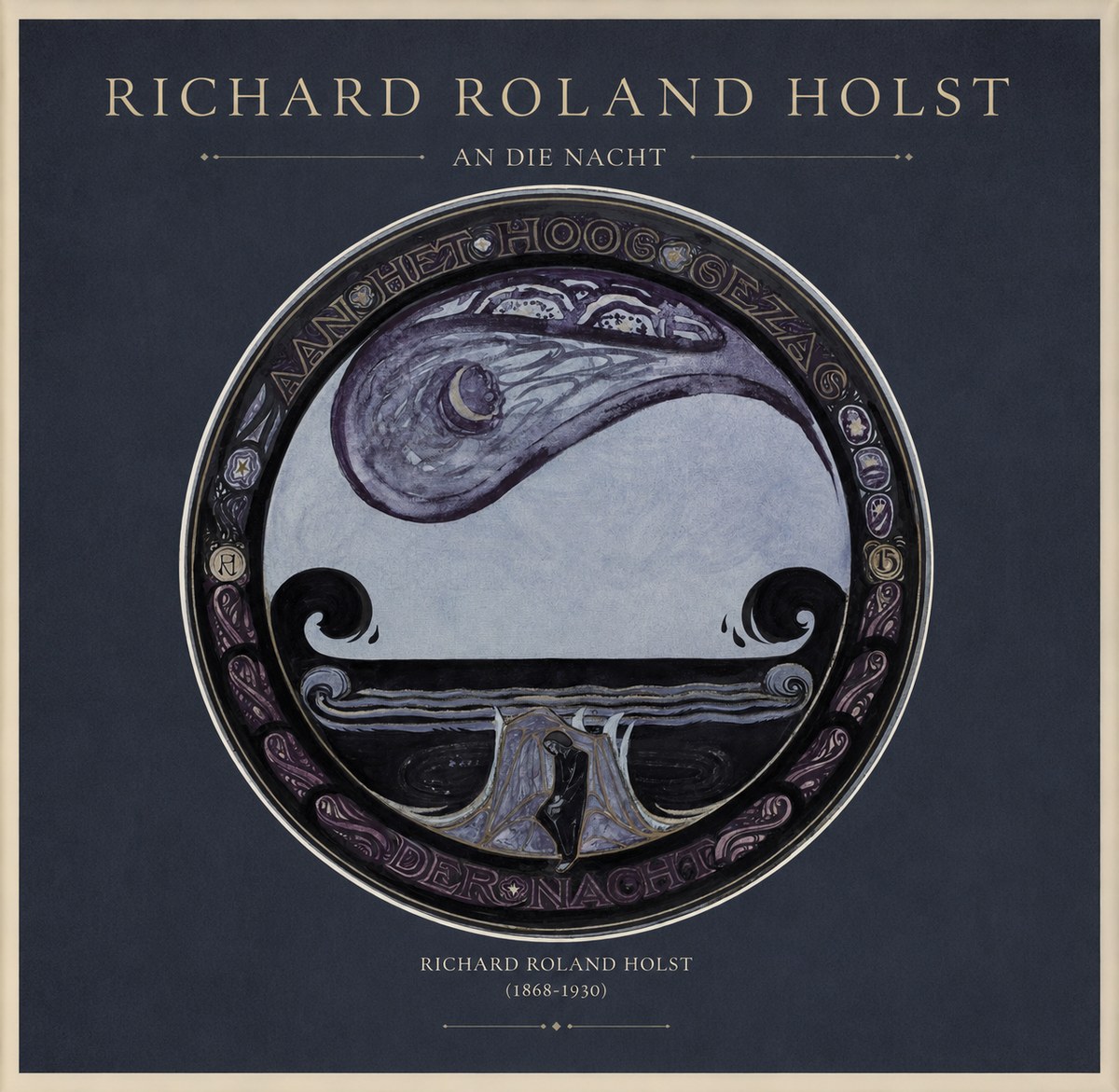 Richard Roland Holst An Die Nacht No1 - Plakat