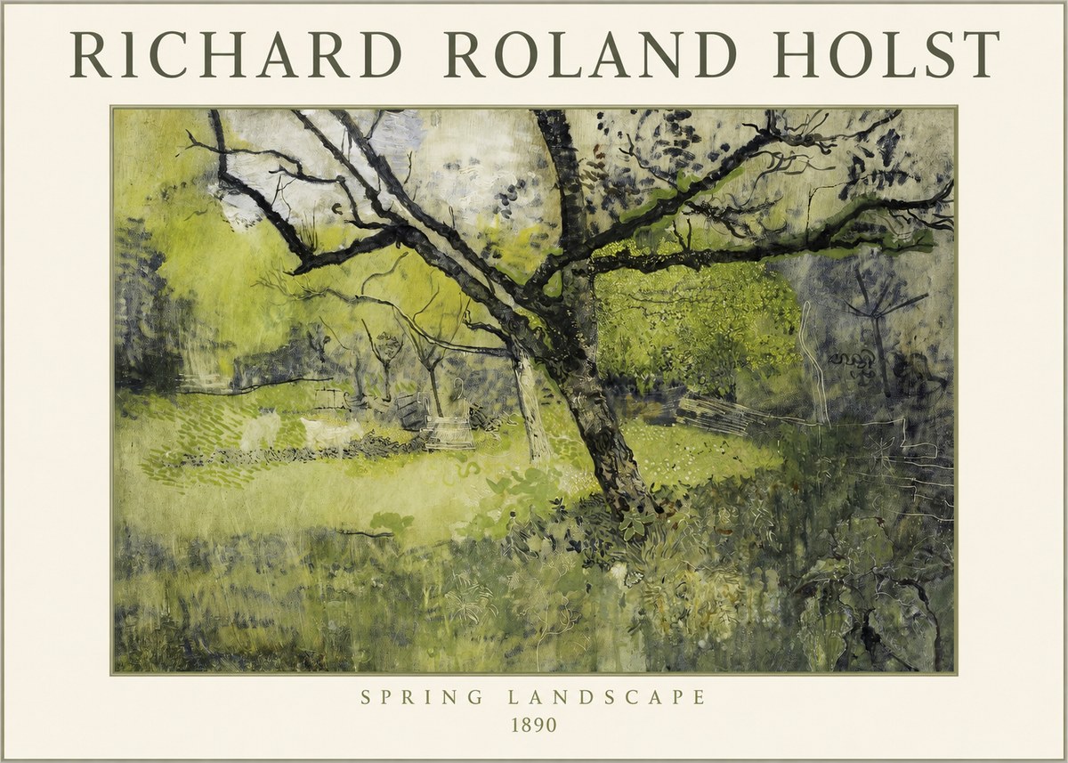 Richard Roland Holst Spring Landscape No1 - Plakat